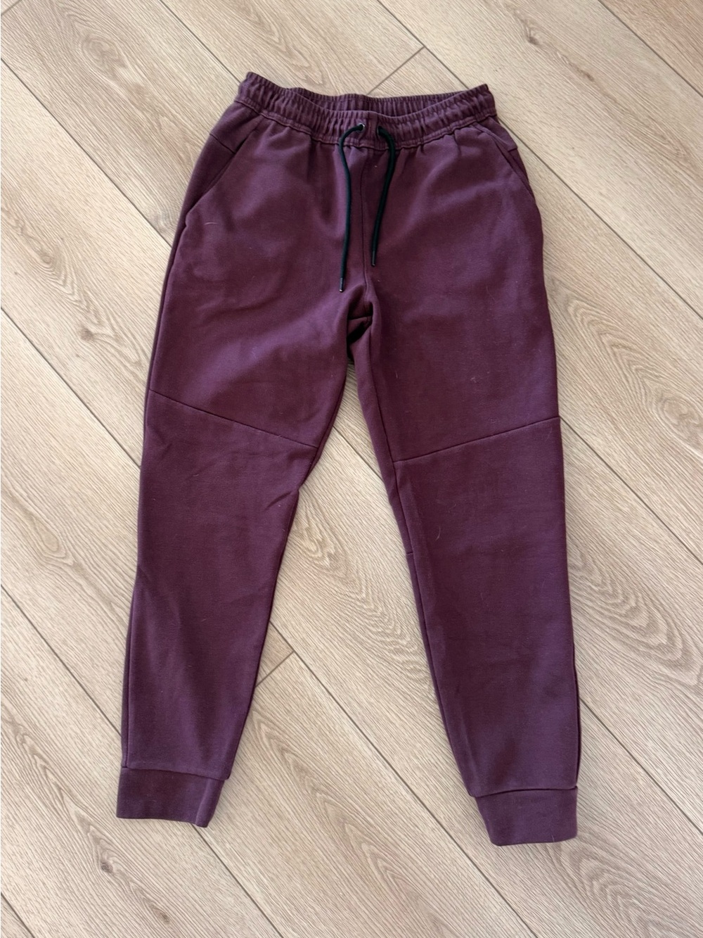 Men's Burgundy Jogger Sweatpants - Comfortable Everyday Wear